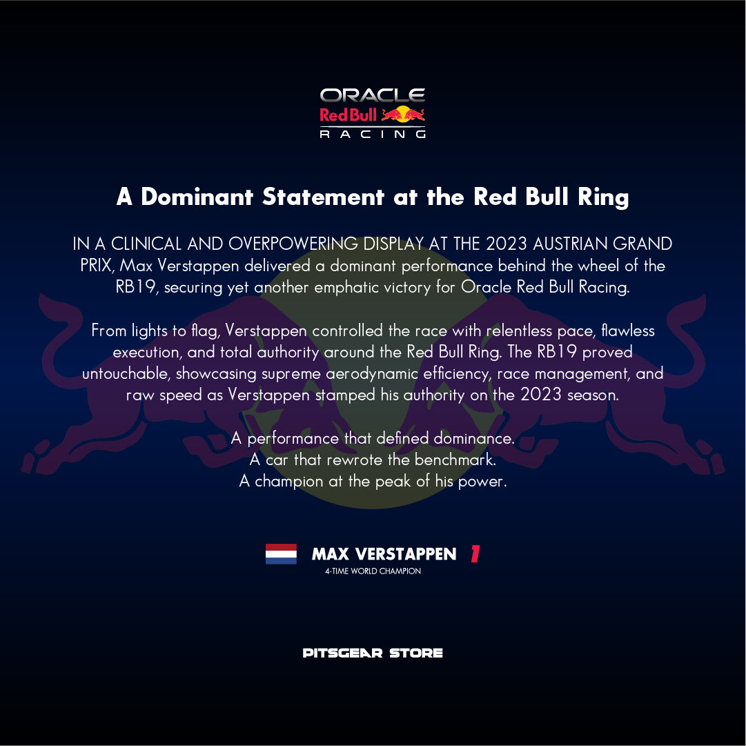 Oracle Redbull Racing F1 Team (RB21) x Max Verstappen Austrian Grand Prix 2023 — Limited Edition Dominance Collectible