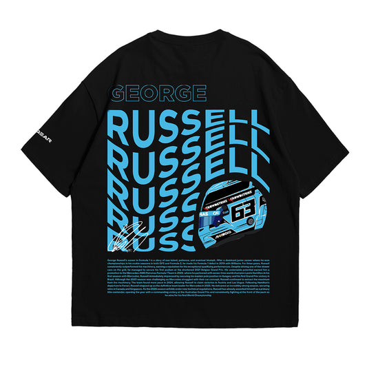 George Russell (63) Inspired Oversized Fan T-Shirt (Mercedes AMG Petronas F1 Team)