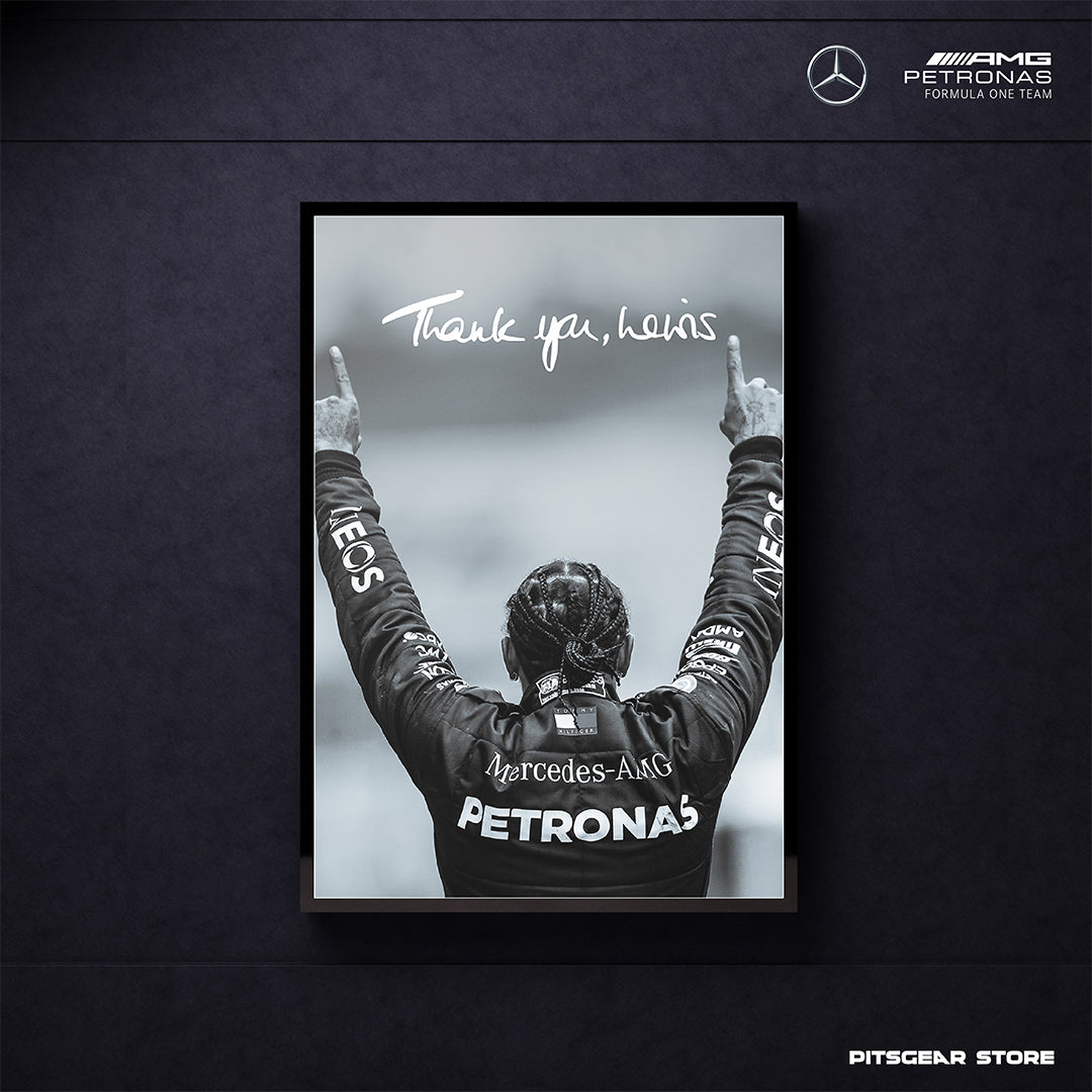 Thank You Lewis: The 2024 Farewell Legacy Poster (Lewis Hamilton)
