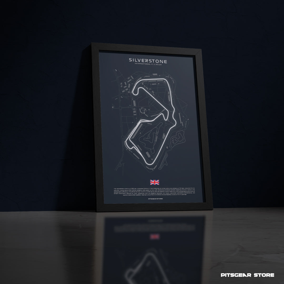 United Kingdom - Silverstone International F1 Circuit Wall Poster