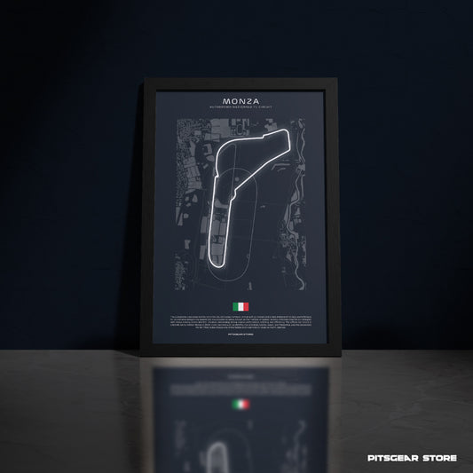 Italy – Monza International F1 Circuit Wall Poster