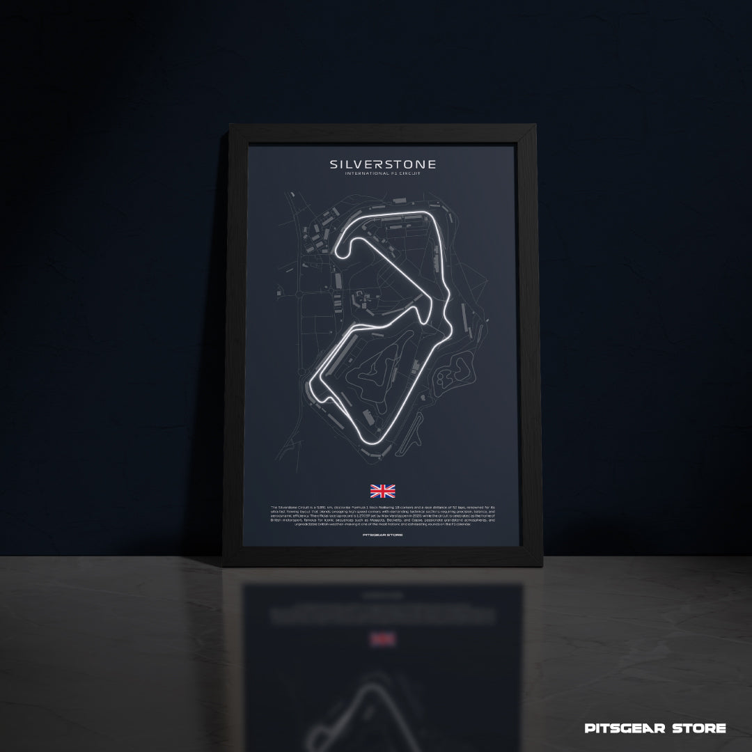 United Kingdom - Silverstone International F1 Circuit Wall Poster