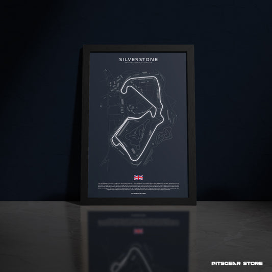 United Kingdom - Silverstone International F1 Circuit Wall Poster
