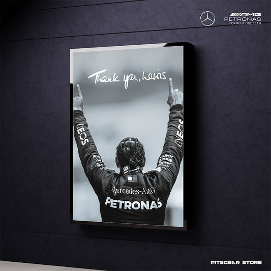 Thank You Lewis: The 2024 Farewell Legacy Poster (Lewis Hamilton)