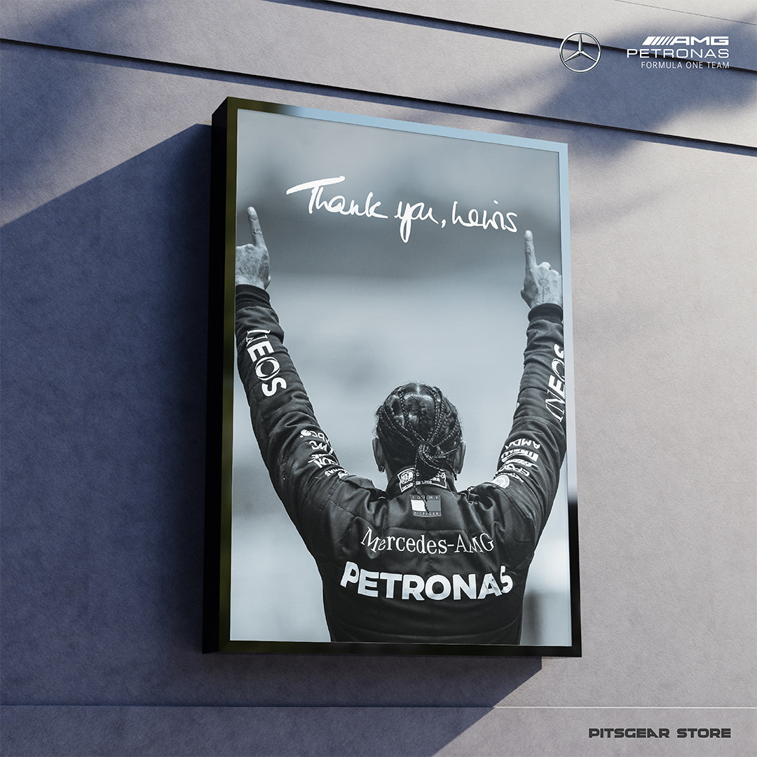Thank You Lewis: The 2024 Farewell Legacy Poster (Lewis Hamilton)