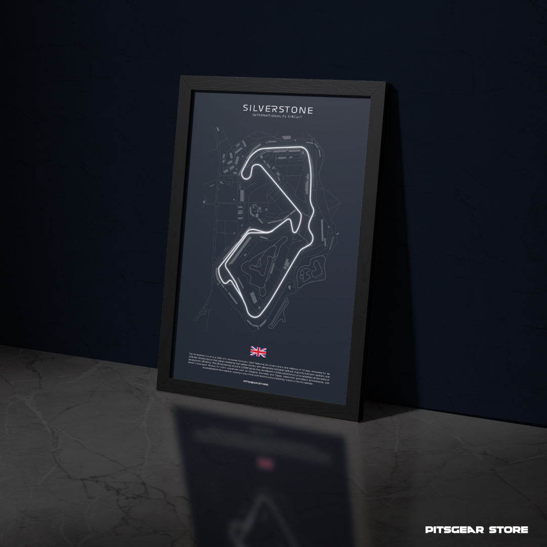United Kingdom - Silverstone International F1 Circuit Wall Poster