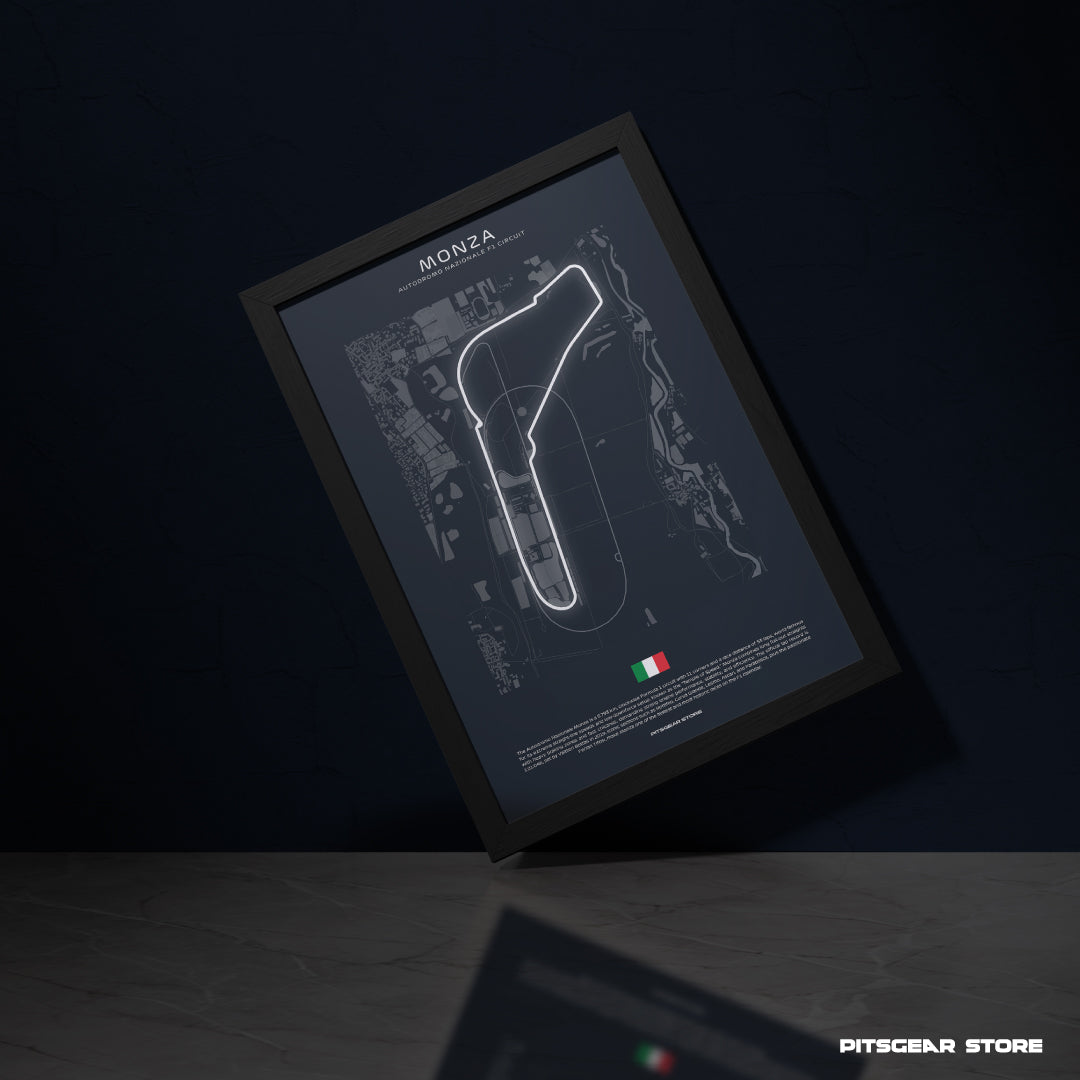 Italy – Monza International F1 Circuit Wall Poster