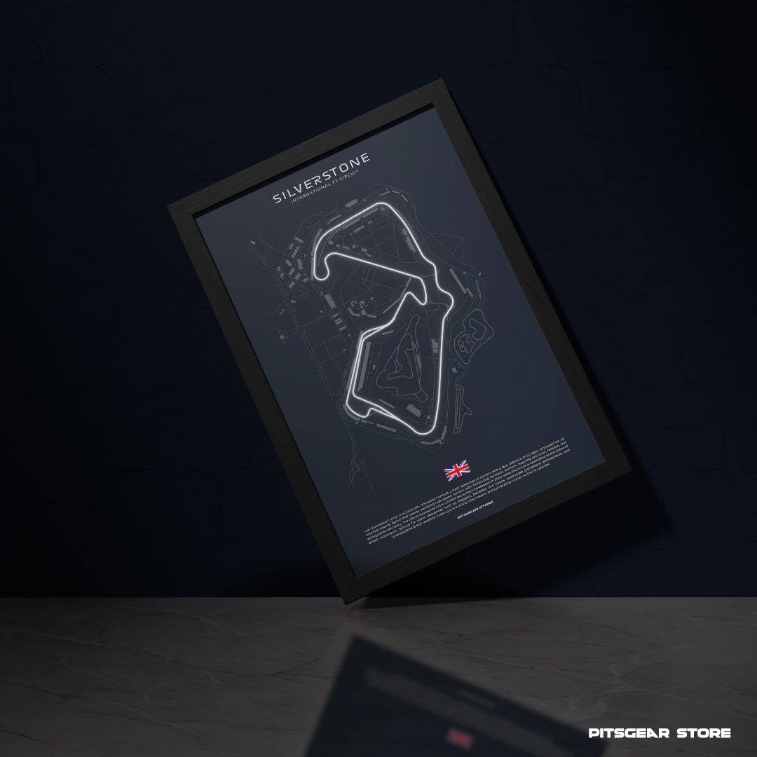 United Kingdom - Silverstone International F1 Circuit Wall Poster