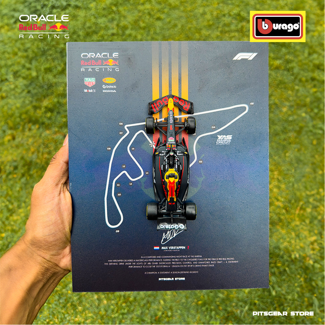 Oracle Redbull Racing F1 Team x Max Verstappen Abu Dhabi (Yas Marina) 2025 — Limited Edition Champion Collectible