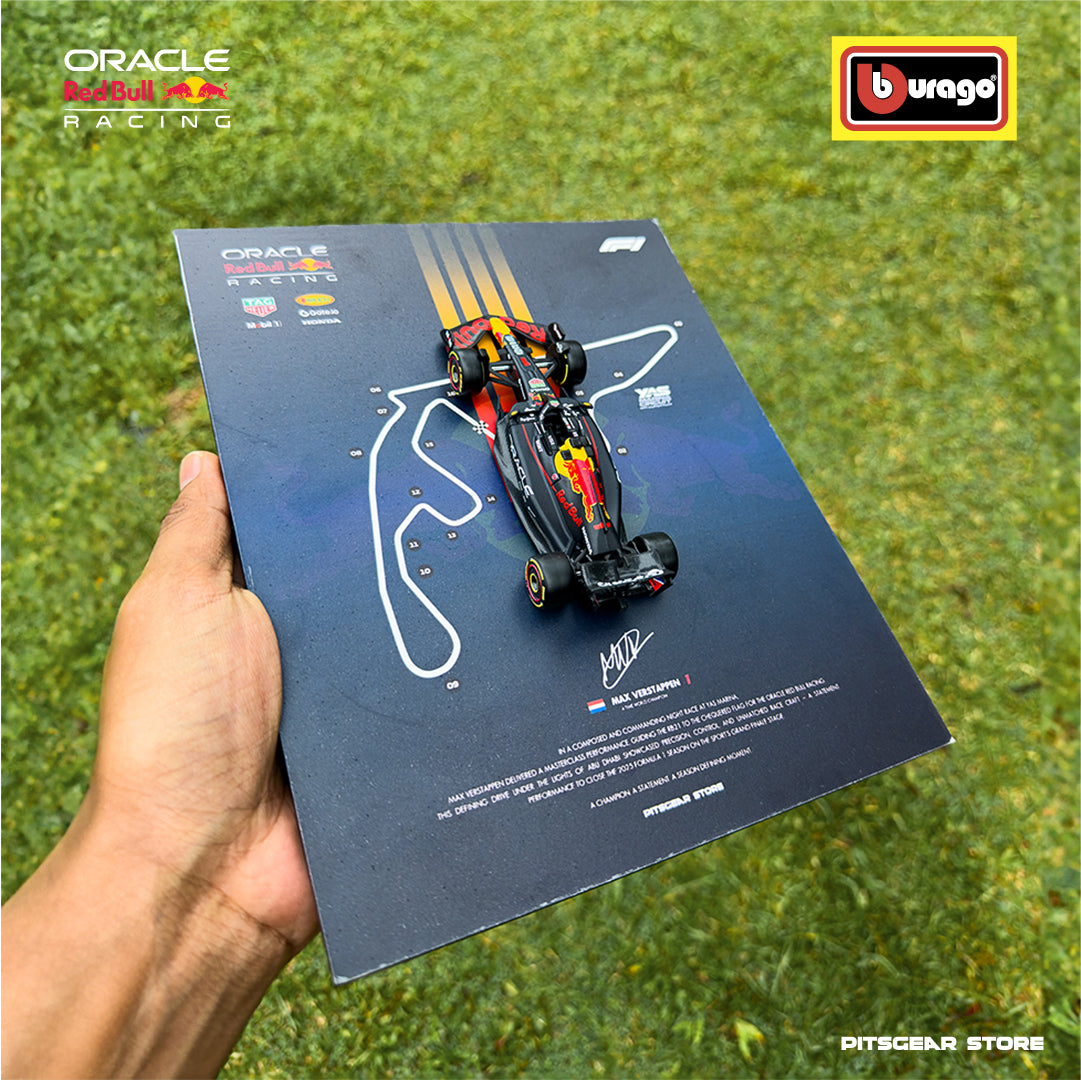 Oracle Redbull Racing F1 Team x Max Verstappen Abu Dhabi (Yas Marina) 2025 — Limited Edition Champion Collectible
