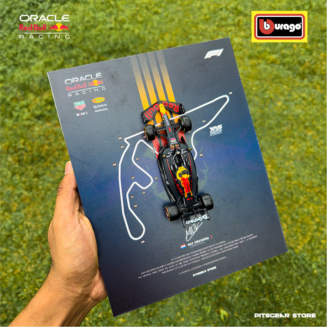 Oracle Redbull Racing F1 Team x Max Verstappen Abu Dhabi (Yas Marina) 2025 — Limited Edition Champion Collectible