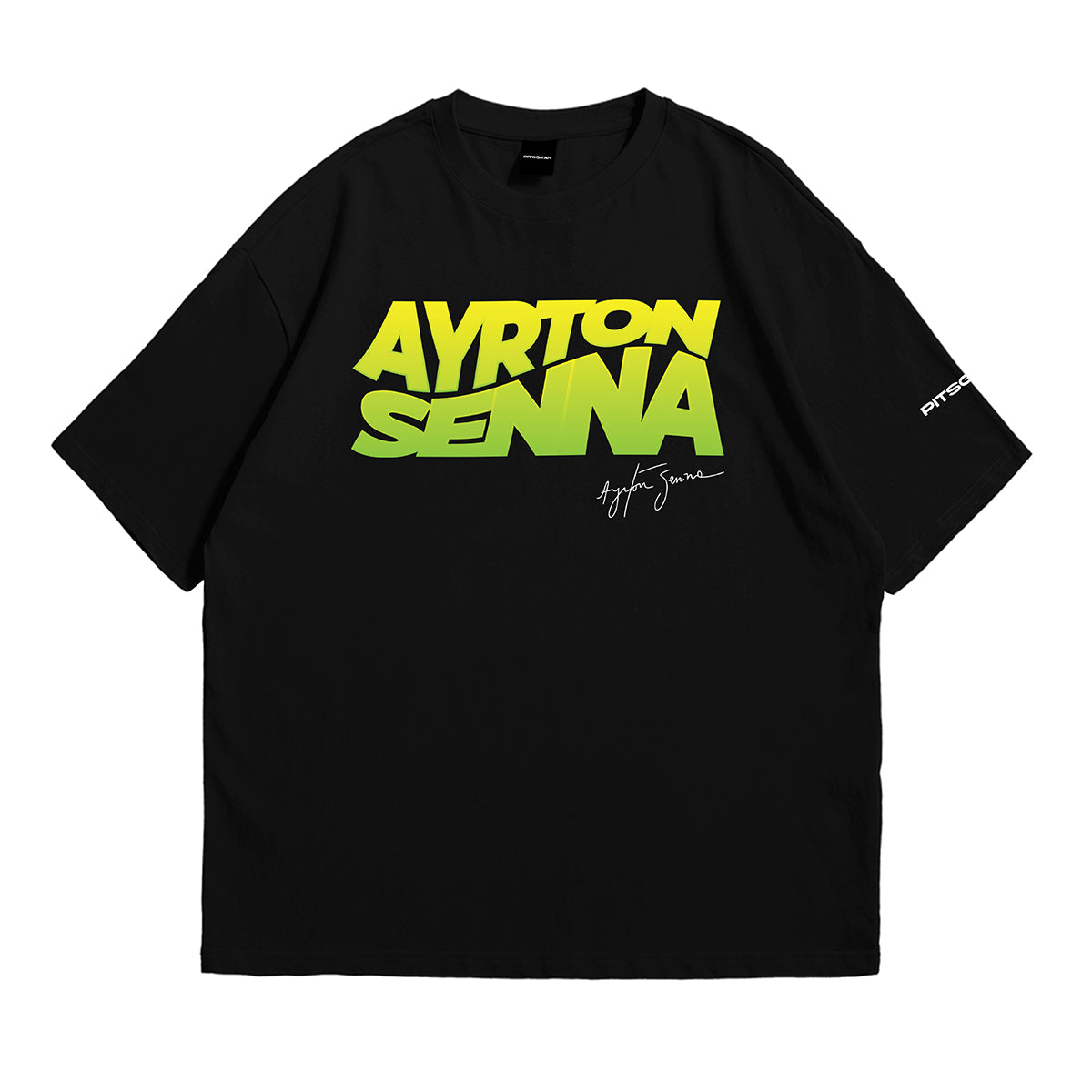 Ayrton Senna Tribute Oversized Fan T-Shirt (Formula 1 Legend)