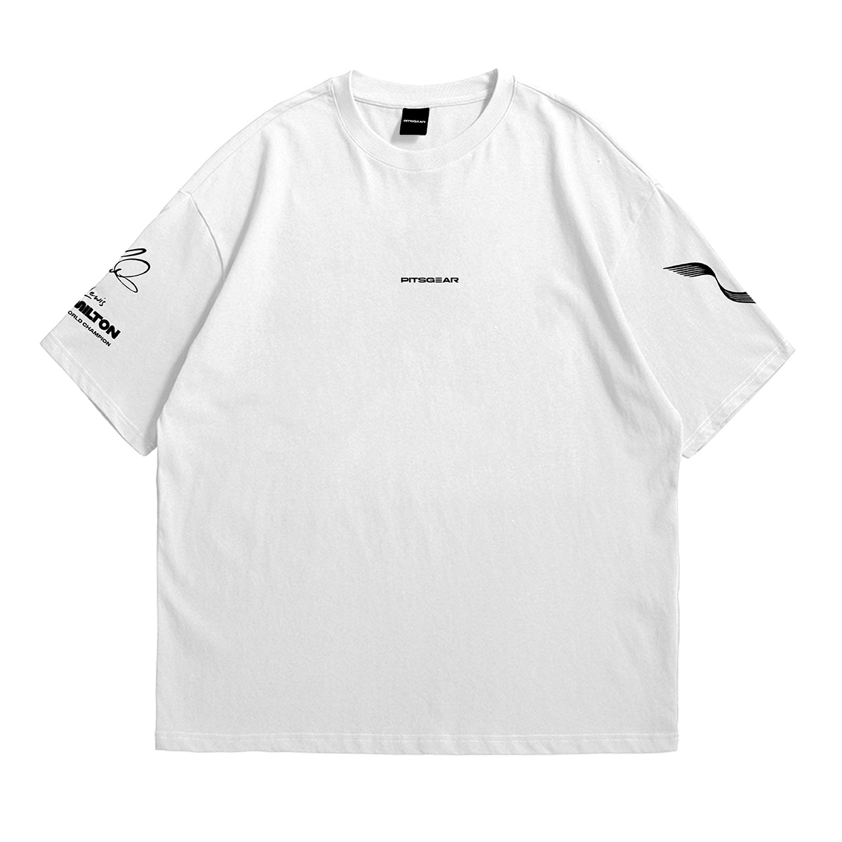 Lewis Hamilton 44 Inspired Oversized Fan T-Shirt (Scuderia Ferrari HP F1 Team)
