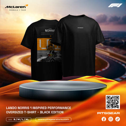 Lando Norris 1 Inspired Oversized Fan T-Shirt (McLaren F1 Team)
