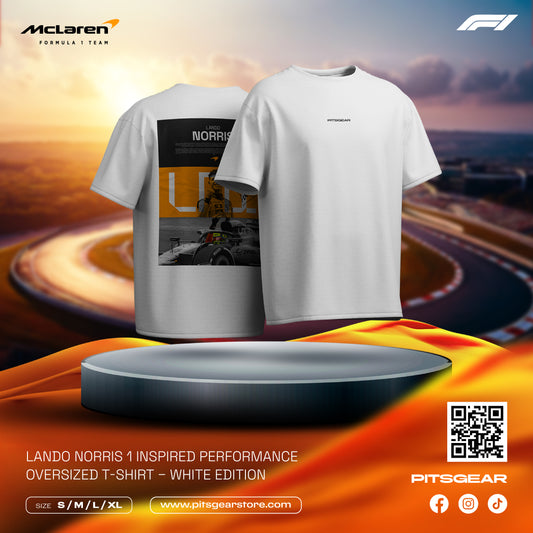 Lando Norris 1 Inspired Oversized Fan T-Shirt (McLaren F1 Team)