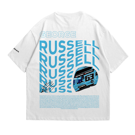 George Russell (63) Inspired Oversized Fan T-Shirt (Mercedes AMG Petronas F1 Team)