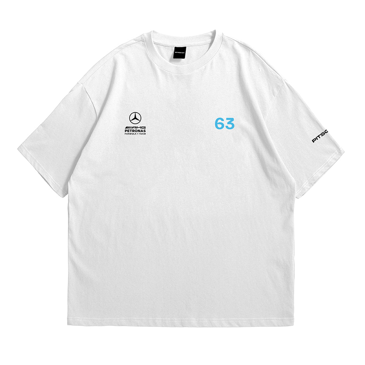 George Russell (63) Inspired Oversized Fan T-Shirt (Mercedes AMG Petronas F1 Team)