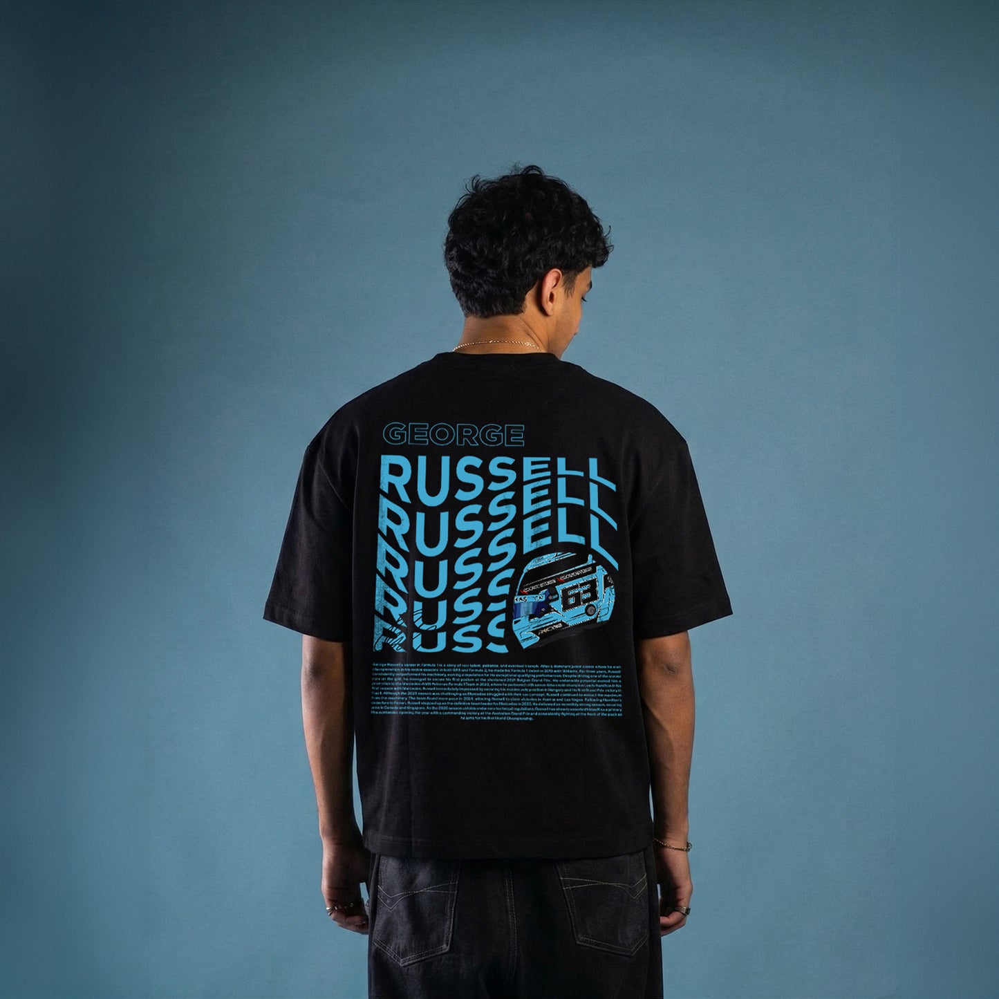 George Russell (63) Inspired Oversized Fan T-Shirt (Mercedes AMG Petronas F1 Team)