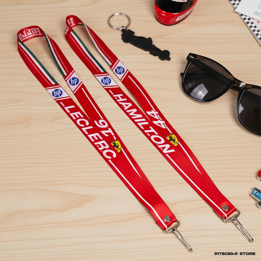 Scudderia Ferrari HP Formula 1 Team Driver Inspired Lanyard 2026