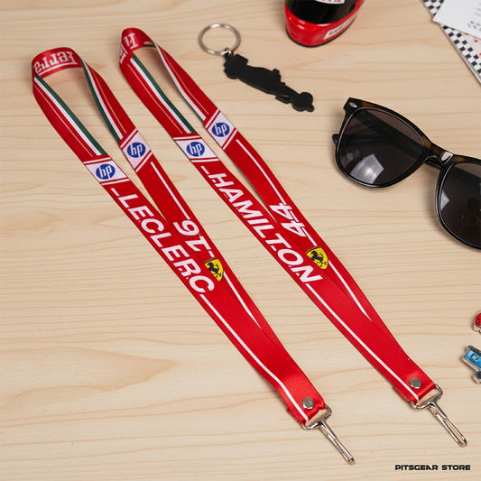 Scudderia Ferrari HP Formula 1 Team Driver Inspired Lanyard 2026