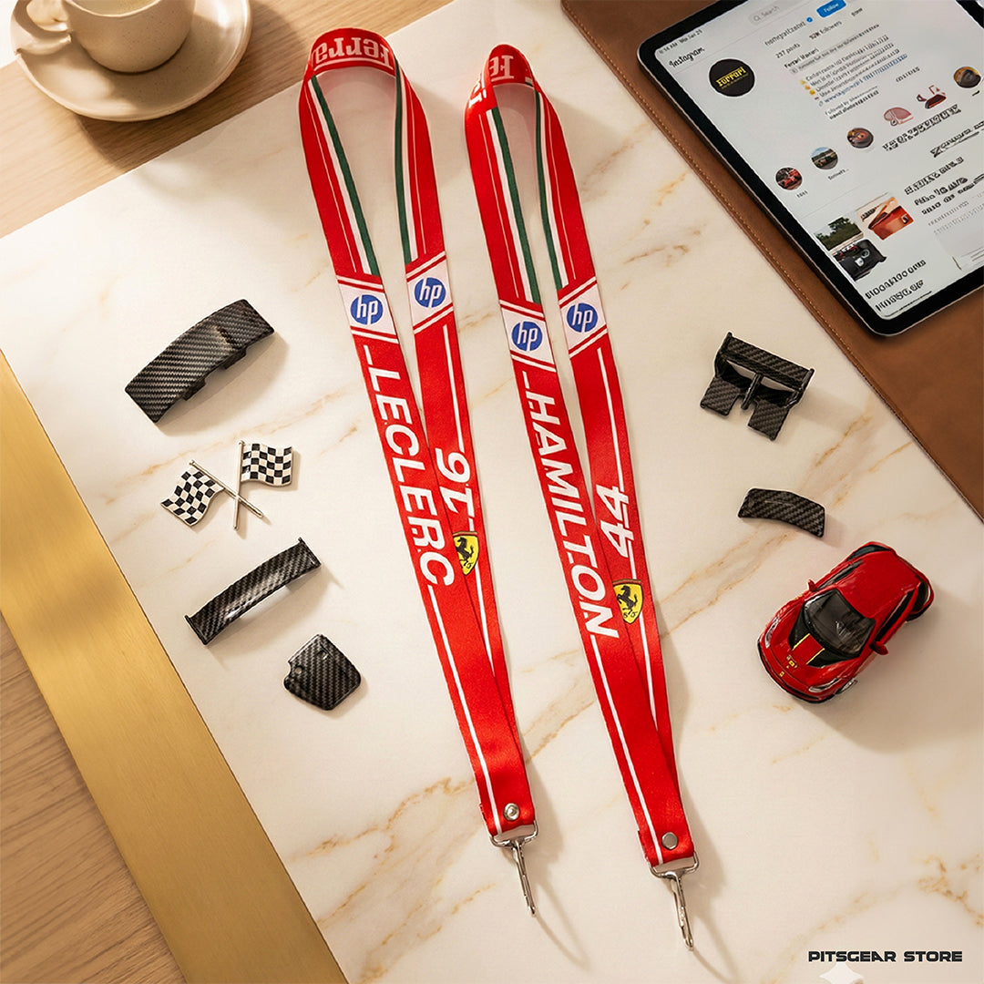 Scudderia Ferrari HP Formula 1 Team Driver Inspired Lanyard 2026